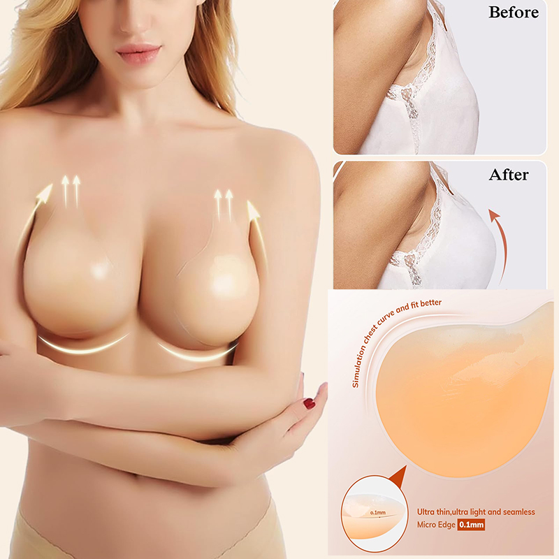 1/2 Pairs Women Sticky Bra Pus - Strapless Bra Adhesive 评论和价格