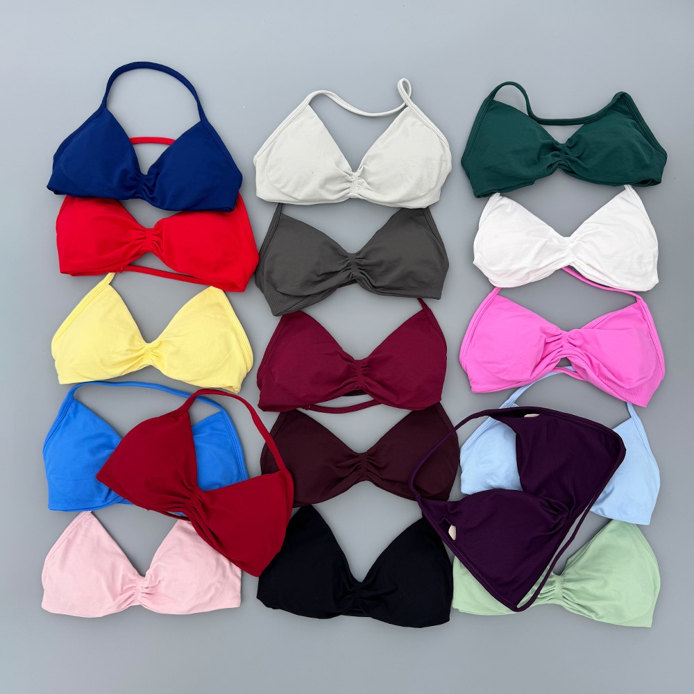 Strappy Bra Gym Top Women High - Plunge Bra Push Up 评论和价格