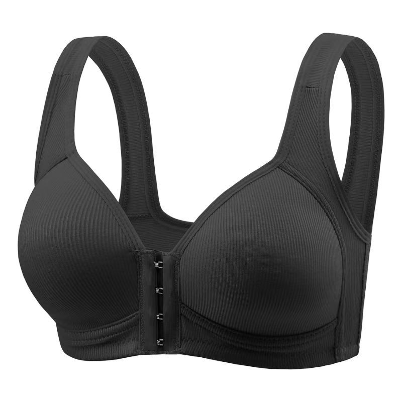 Plus Size Front Closure Wirele - Full Coverage Bra 评论和价格
