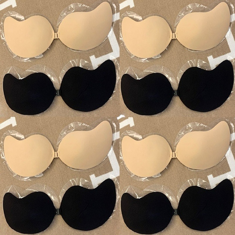 1/2pairs Push Up Invisible Bra - Strapless Bra Adhesive 评论和价格