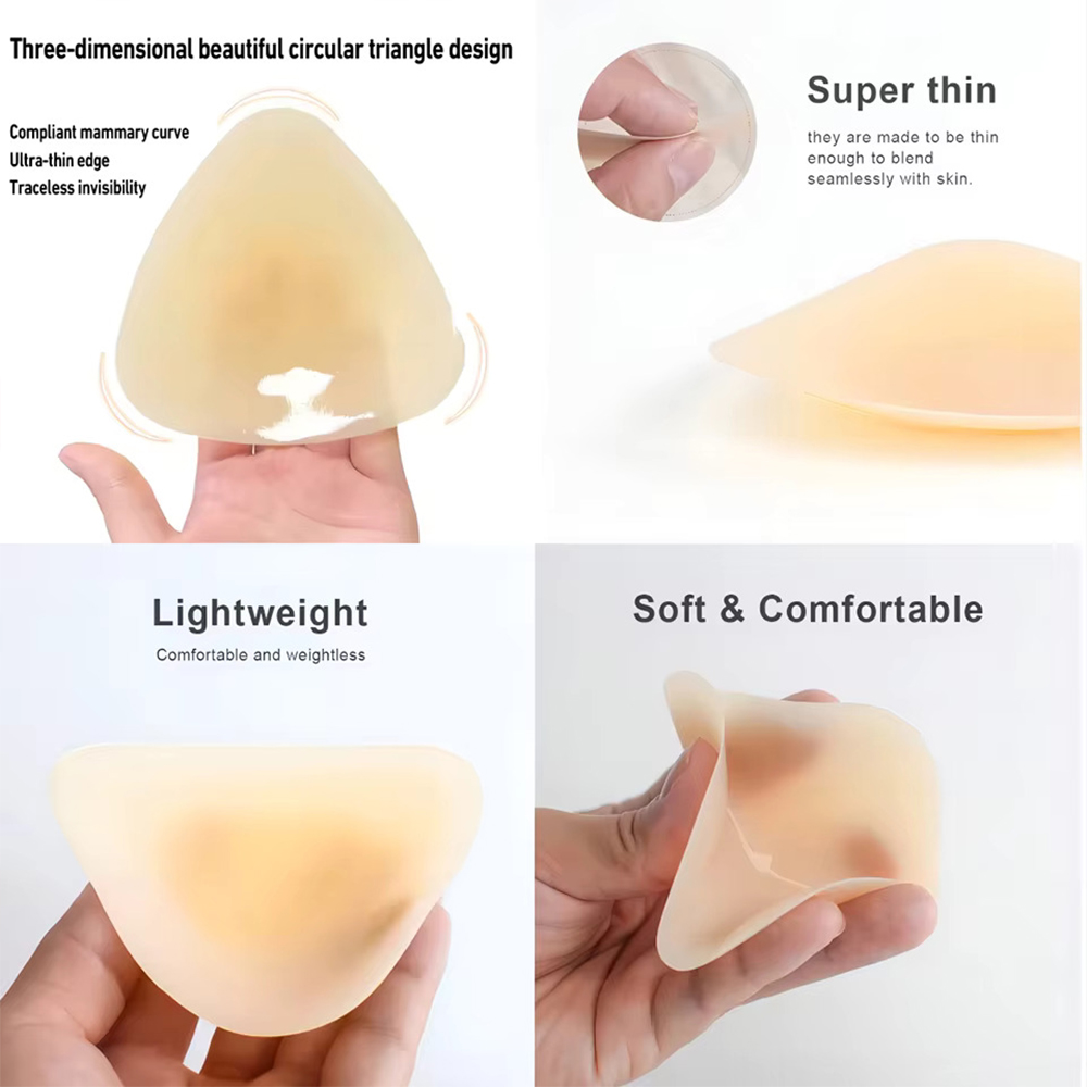 Silicone Triangular Nipple Cov - Backless Bra Sticky 评论和价格
