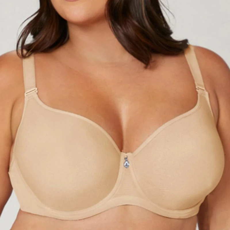 Plus Size Women's Mesh Support - Underwire Bra Padded 评论和价格