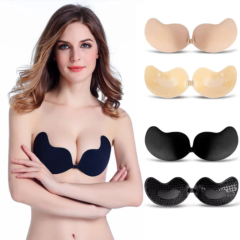 Sexy Women's Bra Invisible Pus - Backless Bra Sticky 评论和价格