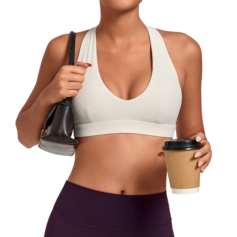 Samless Women's Gym Workout Sp - Sports Bra Racerback 评论和价格