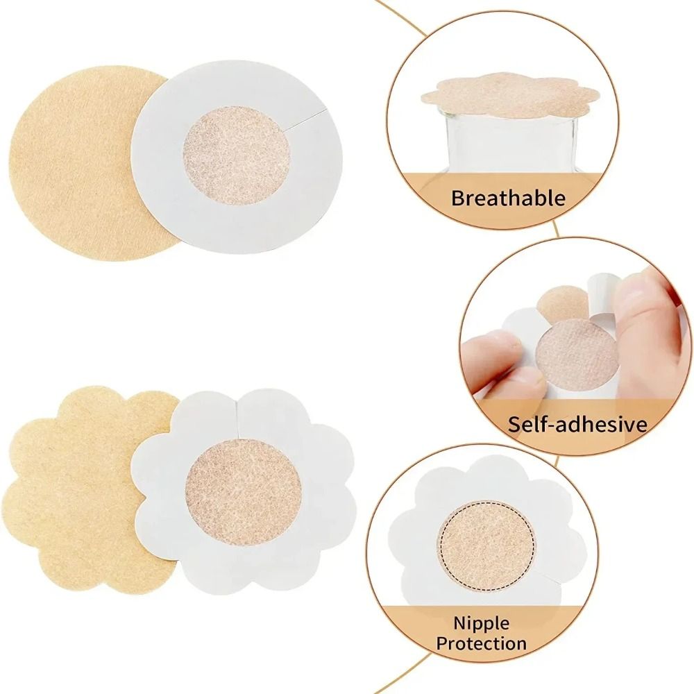Non-woven Nipple Cover Sticker - Strapless Bra Adhesive 评论和价格