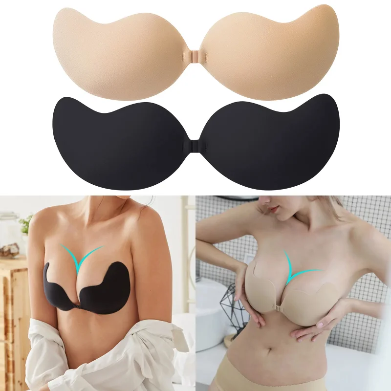 1/2pc Invisible Push Up Bra Ba - Backless Bra Sticky 评论和价格