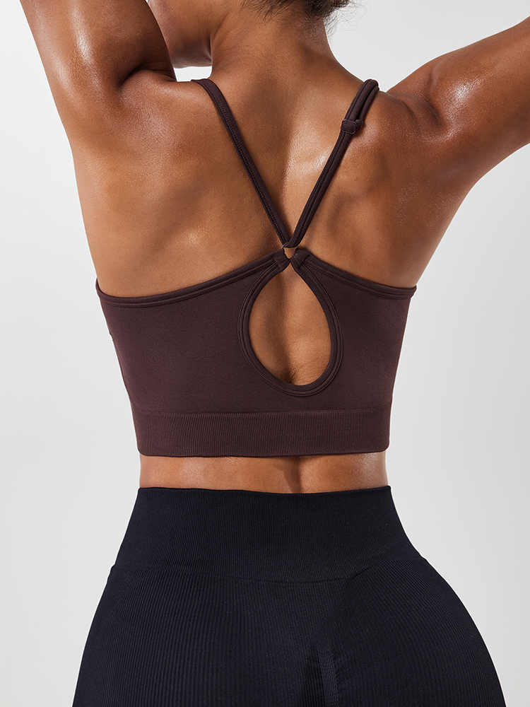 Women Hollow Back Adjustable S - Sports Bra Racerback 评论和价格