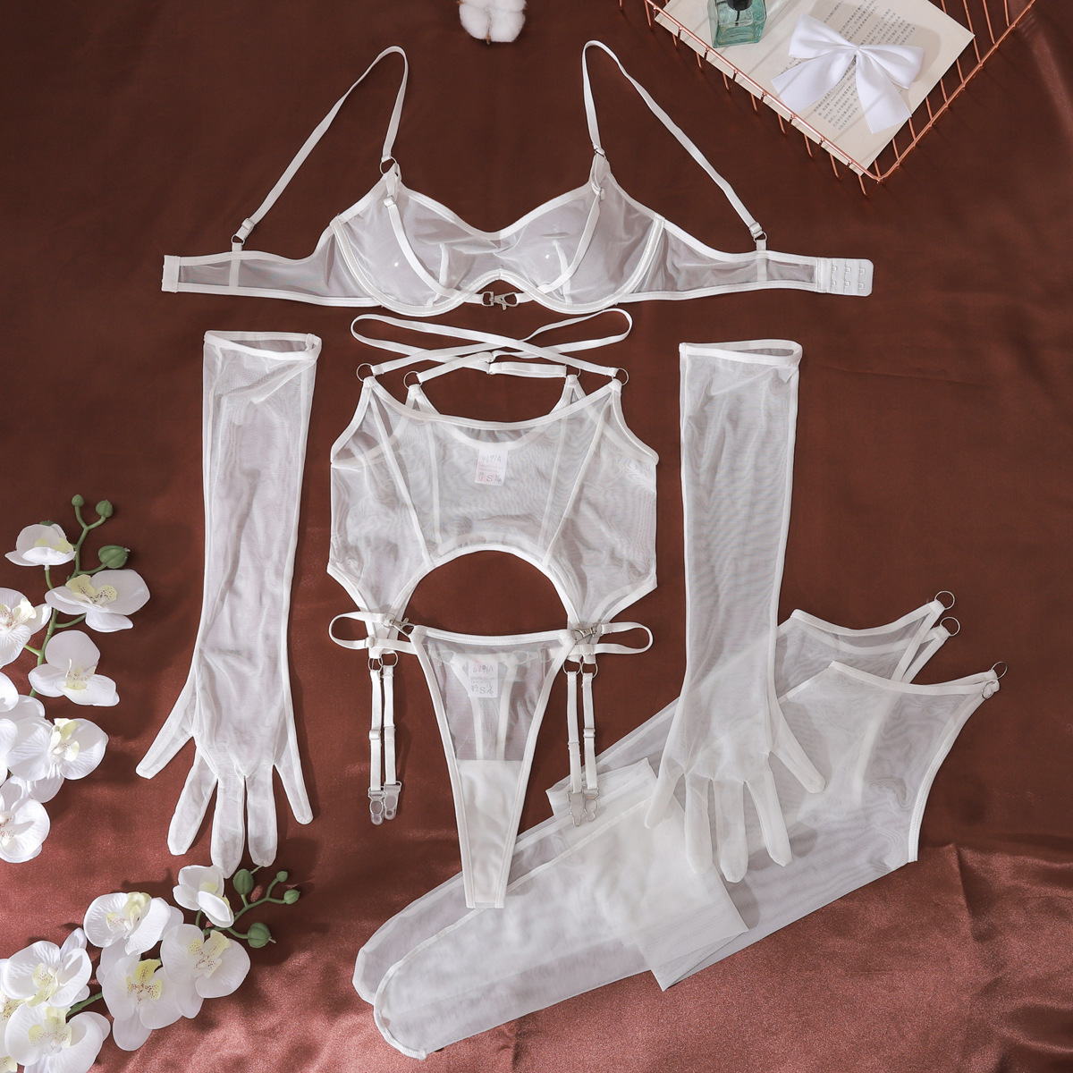 Sexy Mesh Breathable Lingerie  - Sheer Mesh Bra 评论和价格