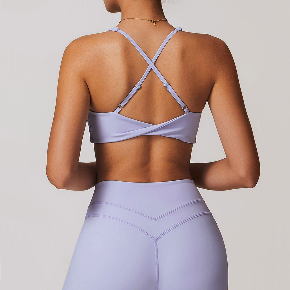 JUREN Sports Bra Women Fitness - Plunge Bra Push Up 评论和价格