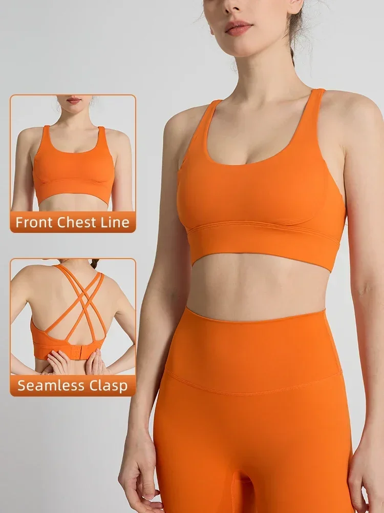 Solid Color Women's Sports Bra - Sports Bra Racerback 评论和价格
