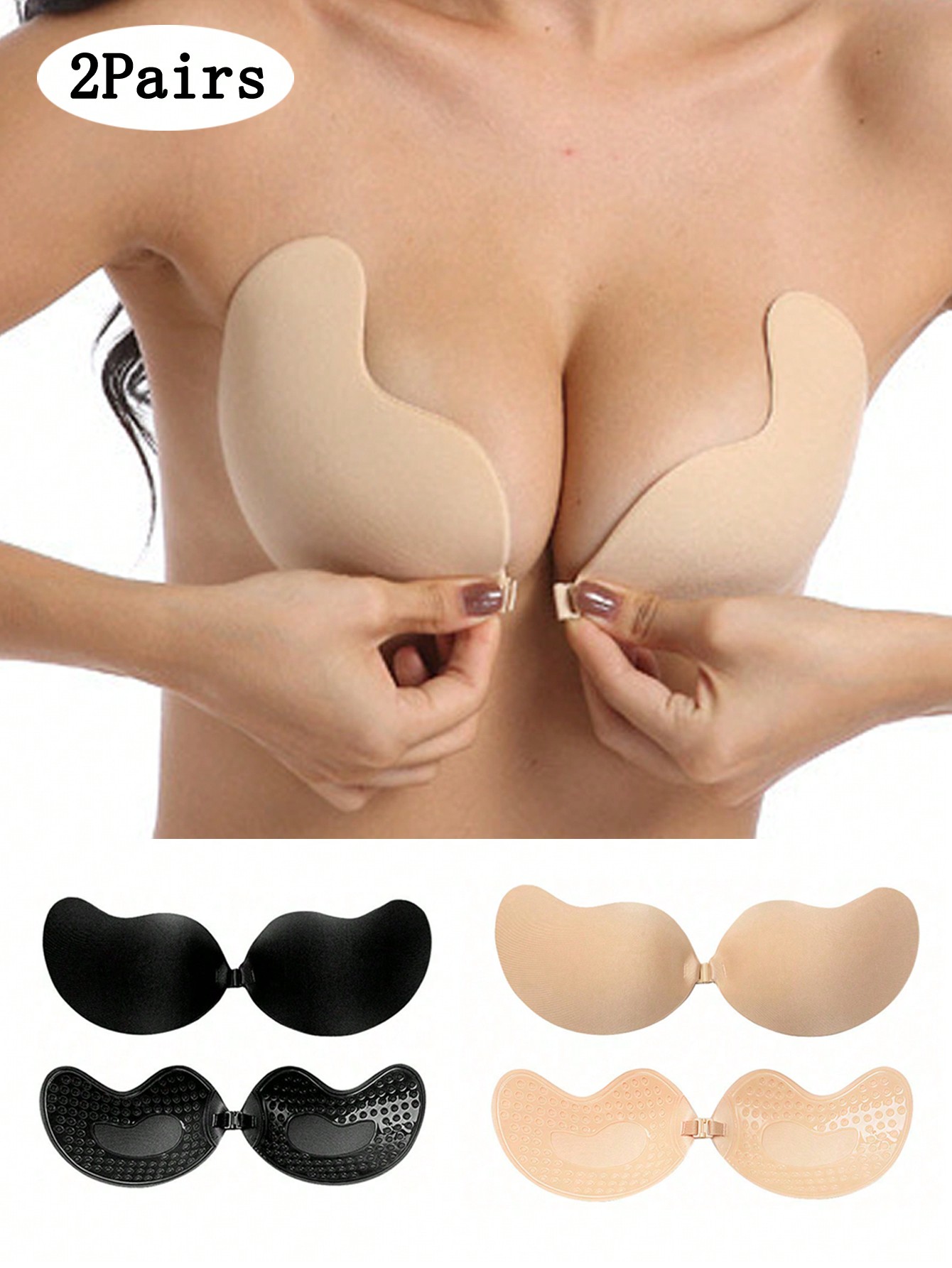 2-pack Women's Self-Adhesive I - Strapless Bra Adhesive 评论和价格